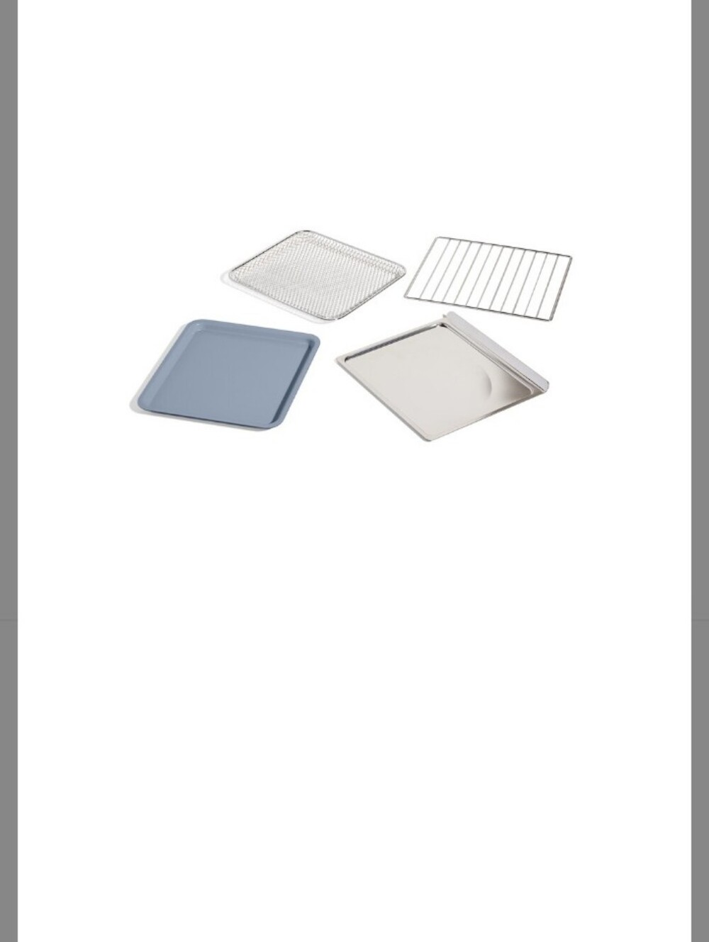 Our Place Wonder Oven Trays-Drip Tray, Crisper Tray,Bake Tray & Wire Rack, Blue